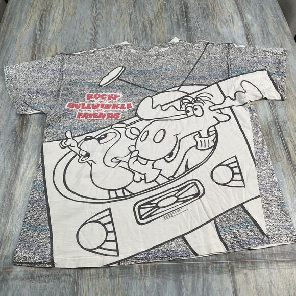 Vintage Rocky And Bullwinkle Shirt - Picture 4 of 7